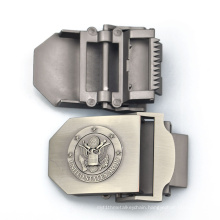 Custom Belt Buckle Makers Wholesale Tactical Adjustable Metal Military Quick Release Reversible Belt Buckle